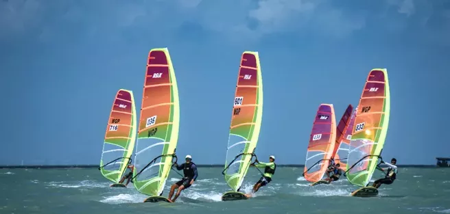 2024年國際旅游島帆板大獎賽總決賽海口收帆